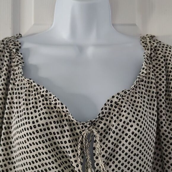 Max Studio over sized  printed blouse Sz L - Picture 4 of 6